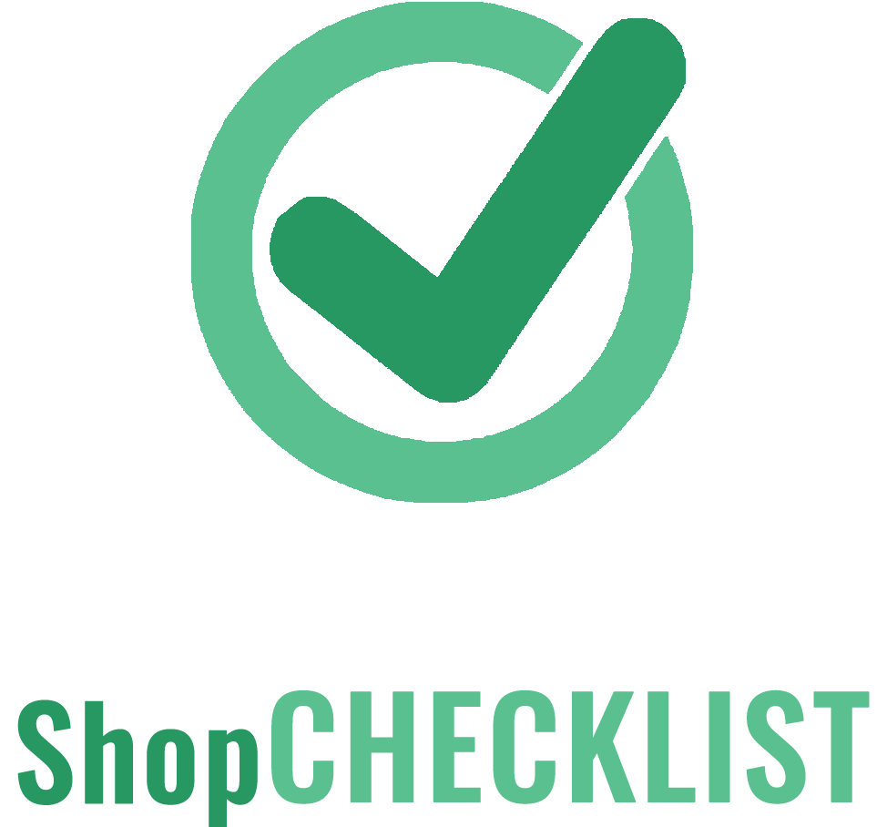Shop Checklist